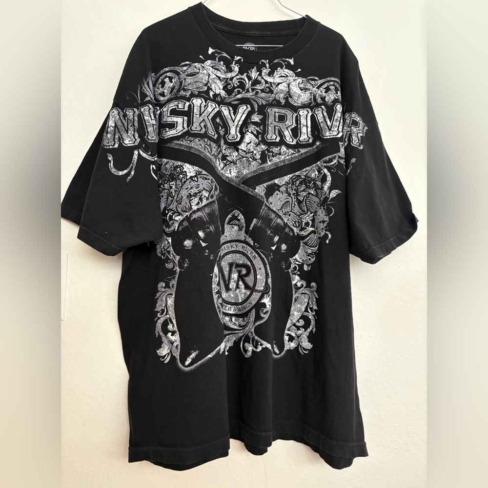 🖤Vintage Y2K Whiskey River Graphic Tee🖤